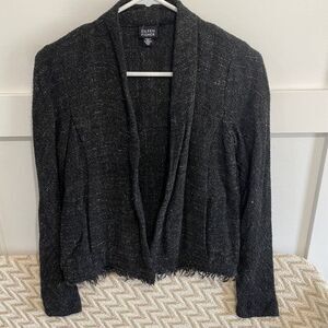 Eileen Fisher Black Textured Blazer